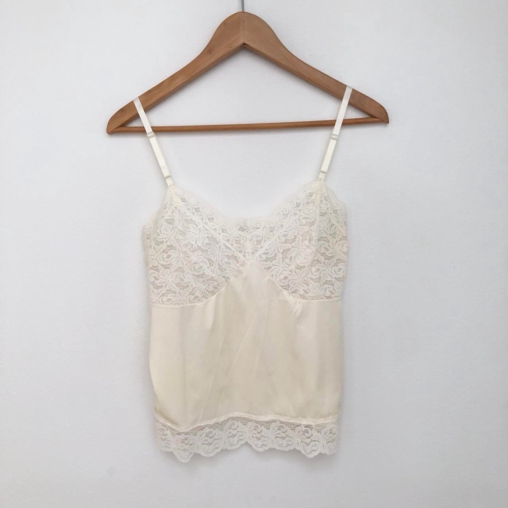 Vintage Upcycled Lace Camisole Top